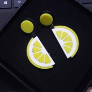 Øreringe - citron